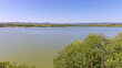 Calm Water at Pavlovac Lake Kurdos Summer Day Vojovodina