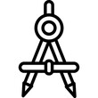 Compass Vector Icon Design Illustration