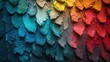 Varied color scale texture Generative AI
