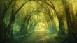 Enchanted Willow Groves: Whimsical Arboreal Retreats and conceptual metaphors of Whimsical Arboreal Retreats