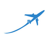 Fototapeta  - airplane icons