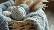 Woolen yarn. 