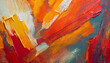 abstract art painting texture, vivid reds and oranges, symbolizing creativity and passion. Close-up shot, dynamic and expressive