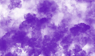 Wall Mural - Purple smoke texture on white  background