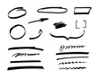Various sketchy Doodle Arrows, Shapes and Objects