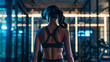 a users journey through a VR fitness program showcasing the seamless integration of physical exercises with virtual environments