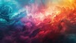 Abstract colorful cloud pattern