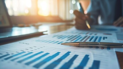 Aufkleber - Financial planning. Business concept statistics. Data analysis.