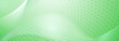 Abstract background made of halftone dots and thin curved lines in light green colors