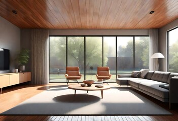 Wall Mural - living room interior