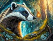 badger, spirit animal shamanism, personal companion, animal form, loyal companion