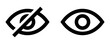 © bakhtiar - view and unview eye icon
