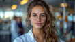 © imagemir - Photo of a Young Female Scientist Leads Team of Specialists. Modern Medical Science Laboratory