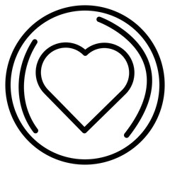 heart icon set