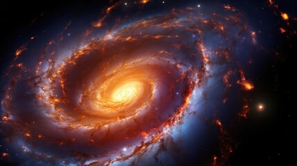 Abstract background pattern of a nebula galaxy in space.