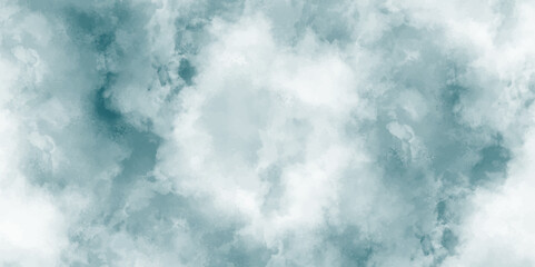 Poster - Abstract blue watercolor natural clouds and smoke. Elegant vintage grunge background texture. Old grunge design cement wall texture. Soft white vintage or antique distressed texture.	