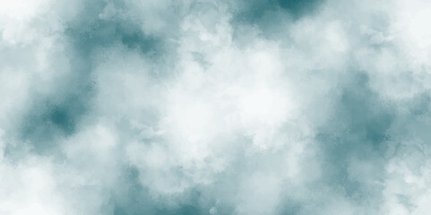 abstract blue watercolor natural clouds and smoke. elegant vintage grunge background texture. old gr