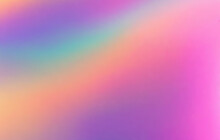 A Rainbow Colored Background With A Blue Circle In The Middle.
