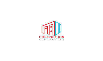 Construction Building Logo Icon Design