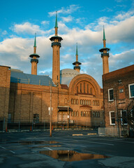 Canvas Print - Irem Shrine in downtown Wilkes-Barre, Pennsylvania