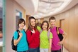 © BillionPhotos.com - Multiracial group of school friends students