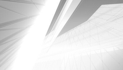  abstract architectural background 3d rendering 