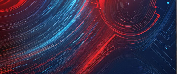 abstract background of coding software for geoscience, red and blue tone
