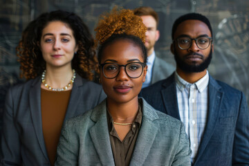 Wall Mural - Business people work team