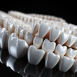 a pile of white teeth, ad compaign style сreated with Generative Ai
