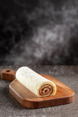 Wall Mural - Swiss roll cake filled with guava paste.