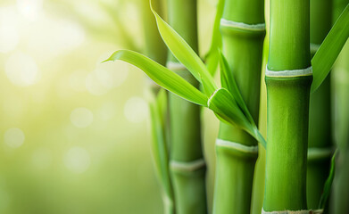Poster - Bamboo Elegance: Nature's Textured Splendor