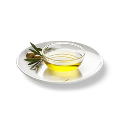 Wall Mural - olive oil isolated on white