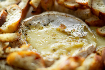 Wall Mural - A cheese ball with bread crumbs on top