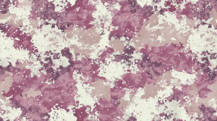 Canvas Print - a very pretty pink and white wallpaper with lots of paint splattered all over it's surface.