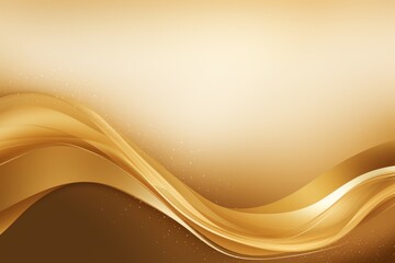 Wall Mural - A gold background with elegant golden borders