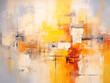 Abstract cityscape painting, oil on canvas, artistic city background, wall art, wallpaper