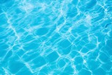Fototapeta Sypialnia - Swimming pool water texture background, pool water texture, blue water texture background, Ocean texture, sea water texture, AI Generative