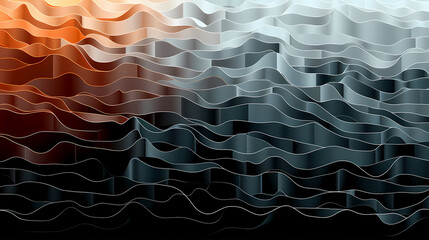 Wall Mural - Abstract polygonal light background