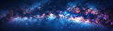 Fototapeta Kosmos - Universe Unveiled: A Stunning Illustration of the Milky Way