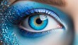 Ai - eye with colorful Makeup
