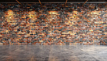 Textured Old Red Brick Wall, Capturing The Essence Of Vintage Architecture And Urban Design