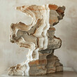 A rugged textural sculpture of the Grand Canyon