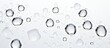 © The 2R Artificiality - A detailed view of numerous water droplets collected on a plain white surface