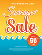 © Igorideas - summer sale banner vector illustration