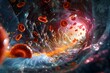 Cholesterol Particles in 3D Journey Through the Bloodstream Revealing Heart Disease Risk