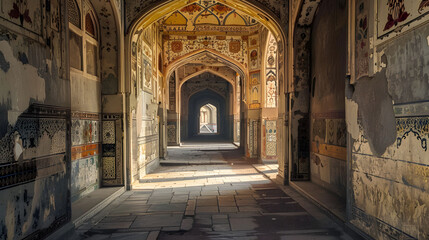 Wall Mural - the wall of the fortress - Indian Fort 