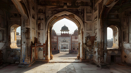 Wall Mural - the wall of the fortress - Indian Fort 