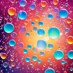 Wall Mural - bubbles in water