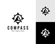 vector illustration of kompas icon logo