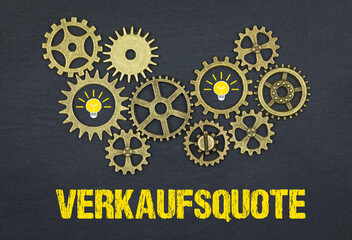 Wall Mural - Verkaufsquote